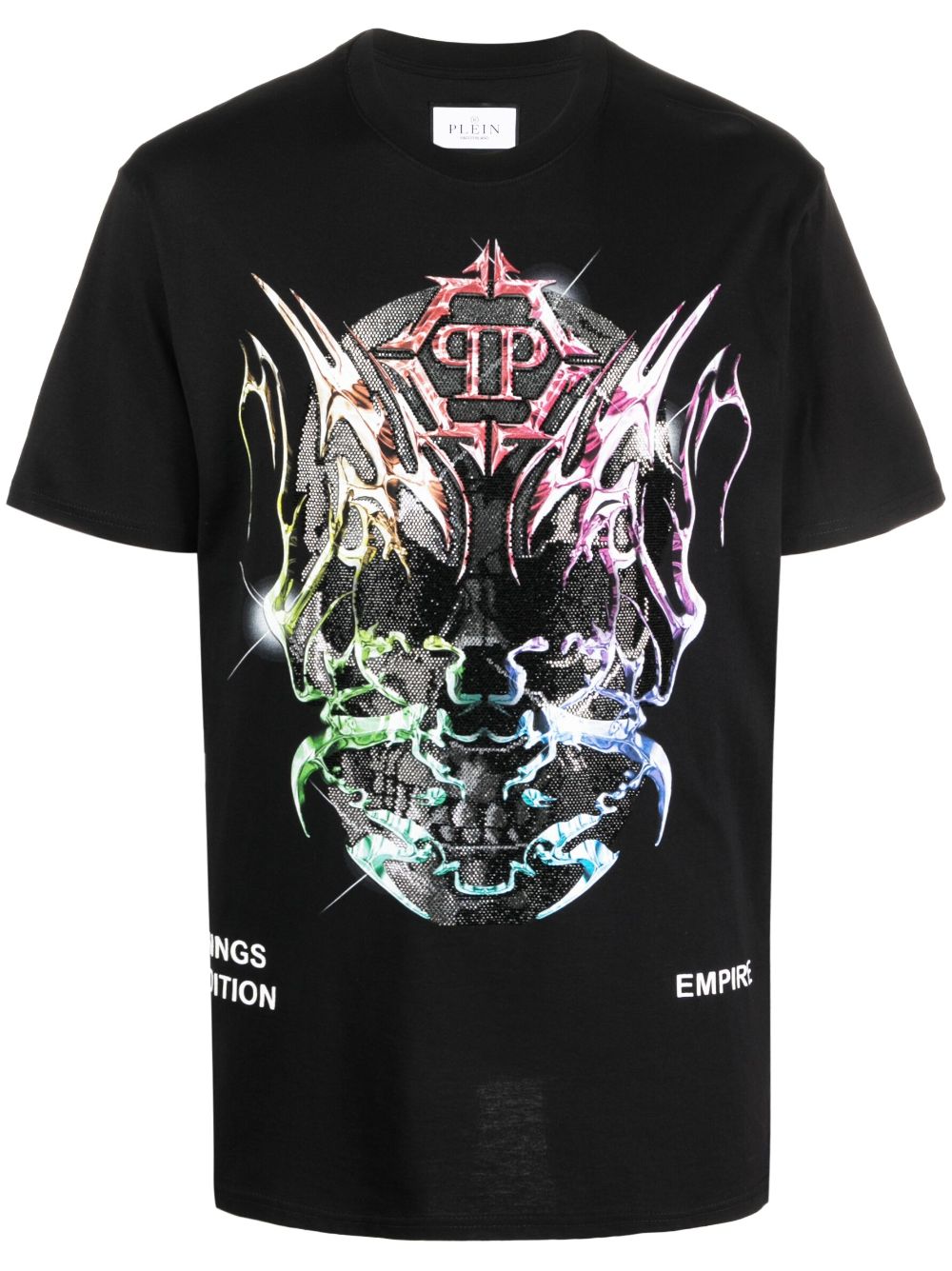 Philipp Plein SS Chrome round-neck T-shirt - Black von Philipp Plein