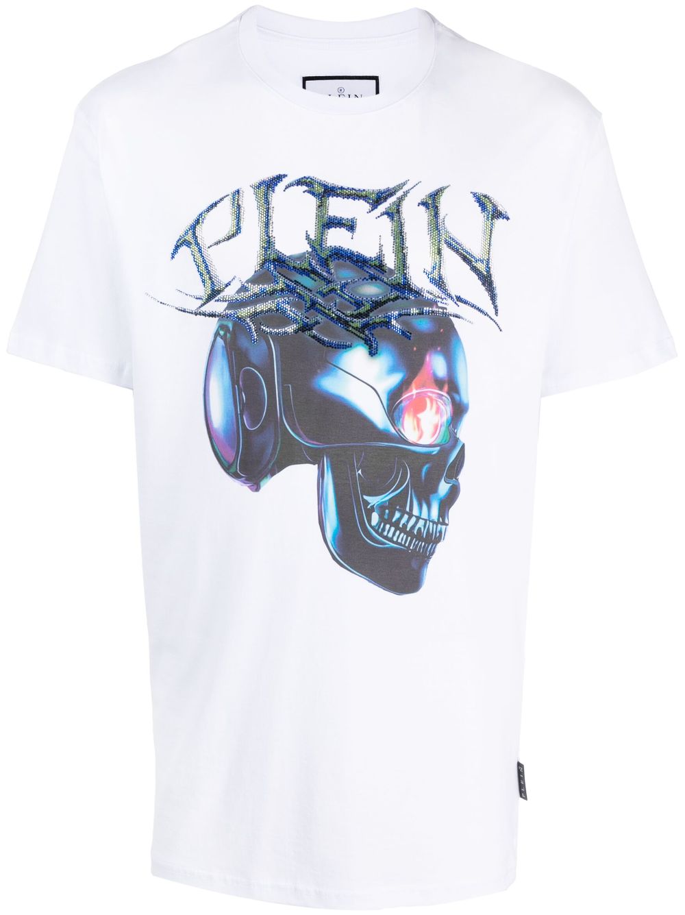 Philipp Plein SS Chrome round-neck T-shirt - White von Philipp Plein