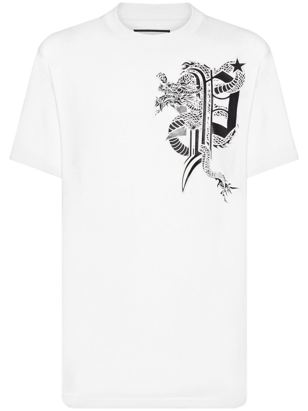 Philipp Plein SS Dragon t-shirt - White von Philipp Plein