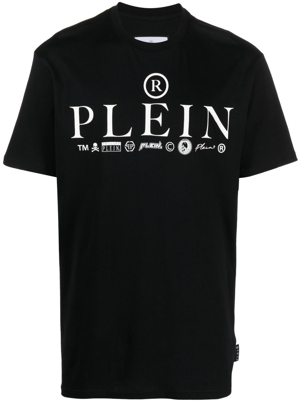 Philipp Plein SS Logos round-neck T-shirt - Black von Philipp Plein