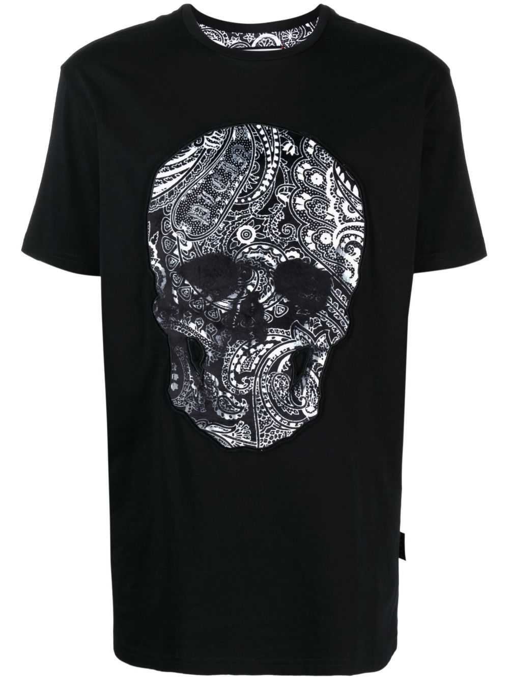 Philipp Plein SS Paisley Skull T-shirt - Black von Philipp Plein