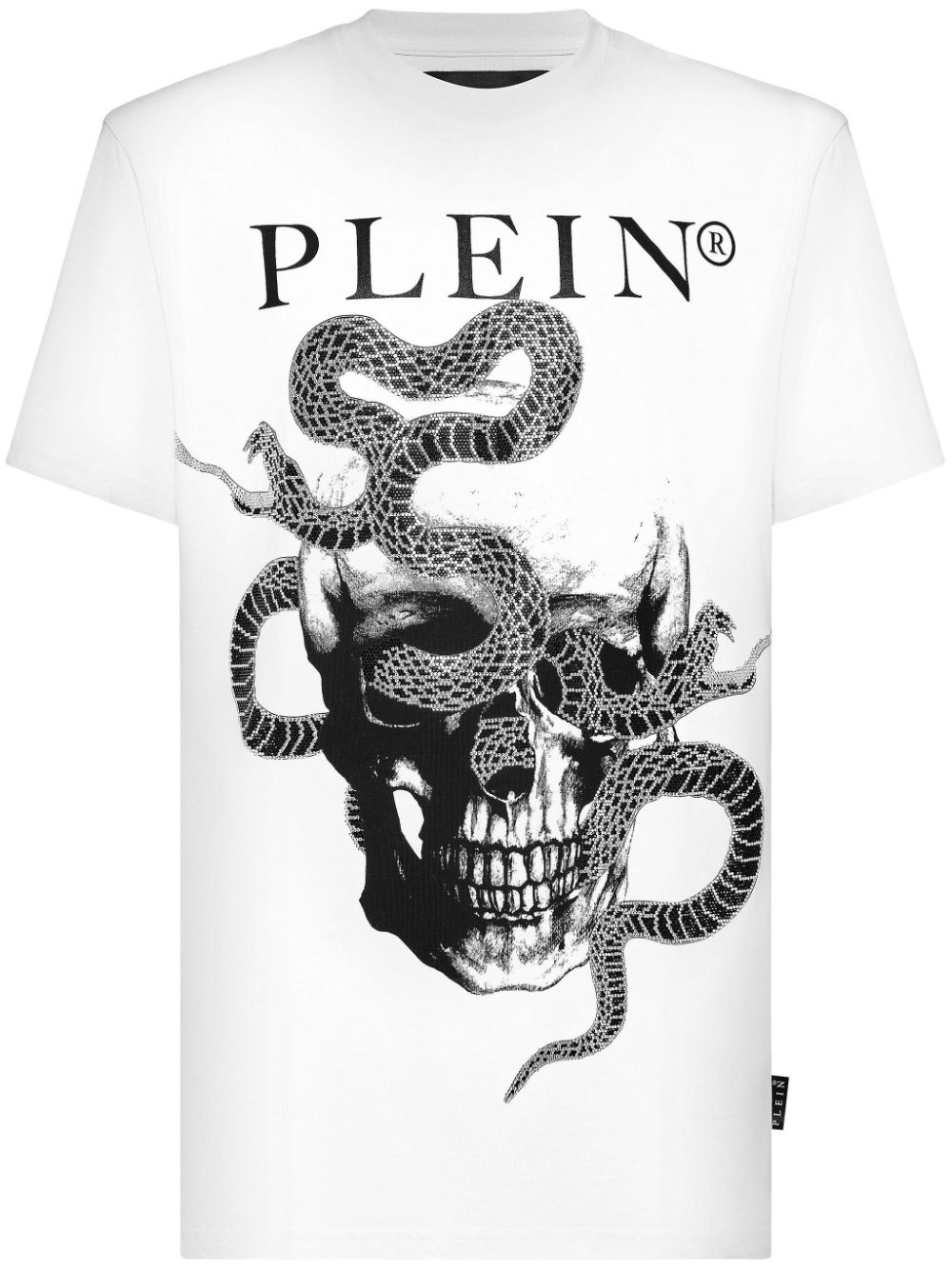 Philipp Plein SS Stones Snake T-shirt - White von Philipp Plein