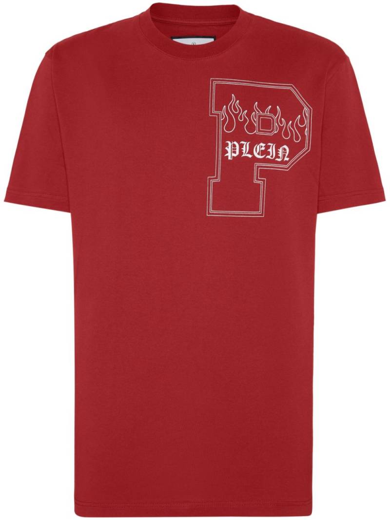 Philipp Plein SS Tattoo logo print t-shirt - Red von Philipp Plein