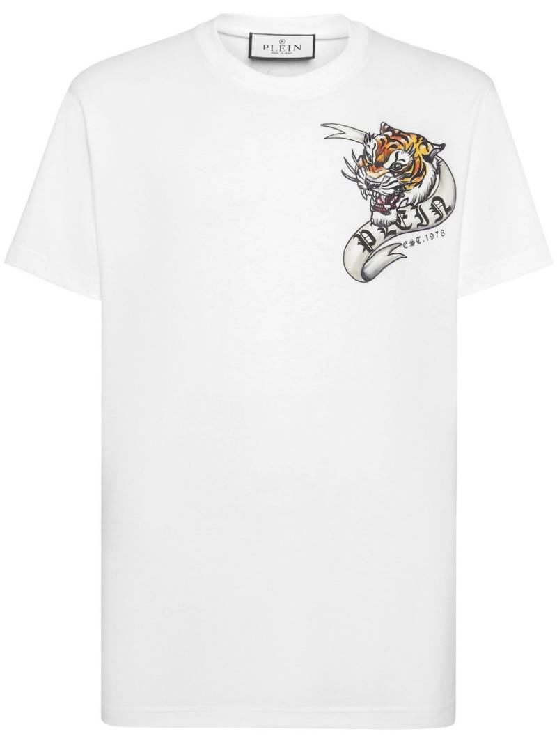 Philipp Plein SS Tattoo printed t-shirt - White von Philipp Plein