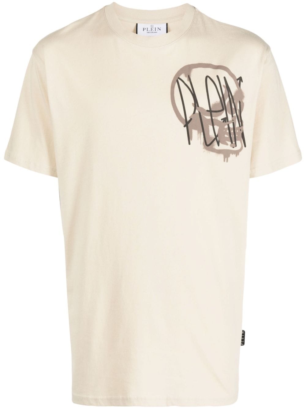 Philipp Plein SS round-neck T-shirt - Neutrals von Philipp Plein