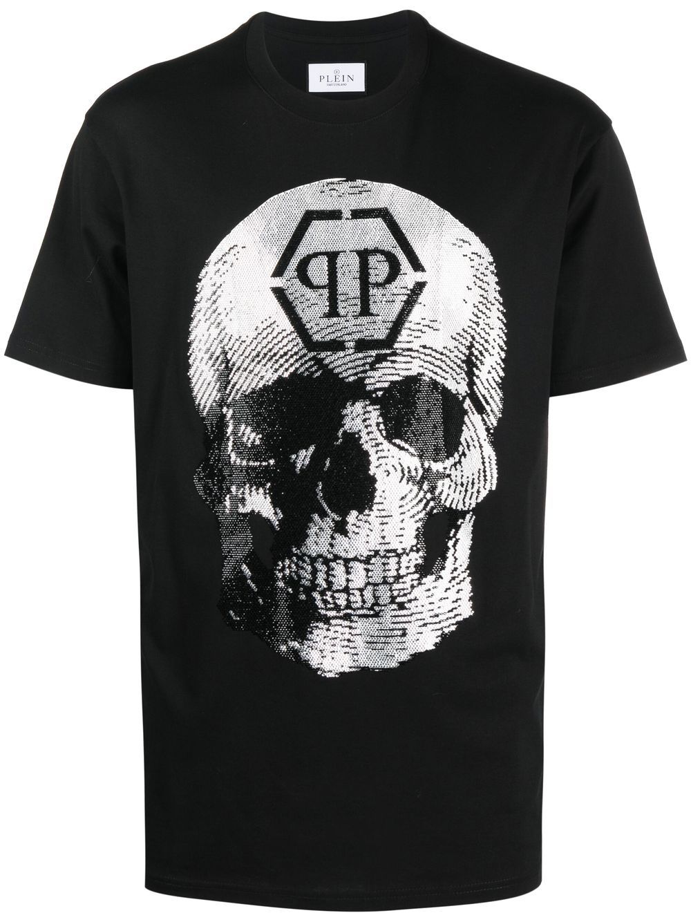 Philipp Plein SS skull print T-shirt - Black von Philipp Plein