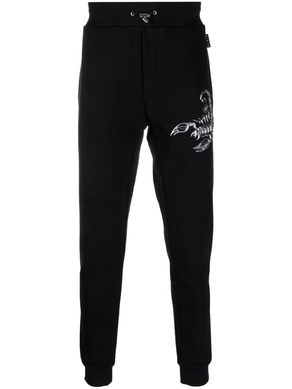 Philipp Plein Scorpion appliqué-detail track pants - Black von Philipp Plein