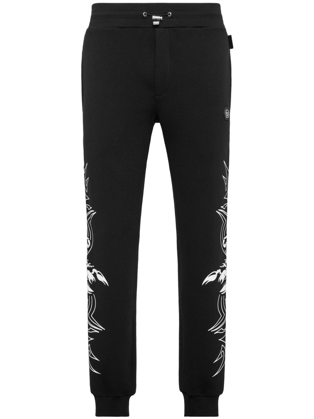 Philipp Plein Scorpion cotton track pants - Black von Philipp Plein