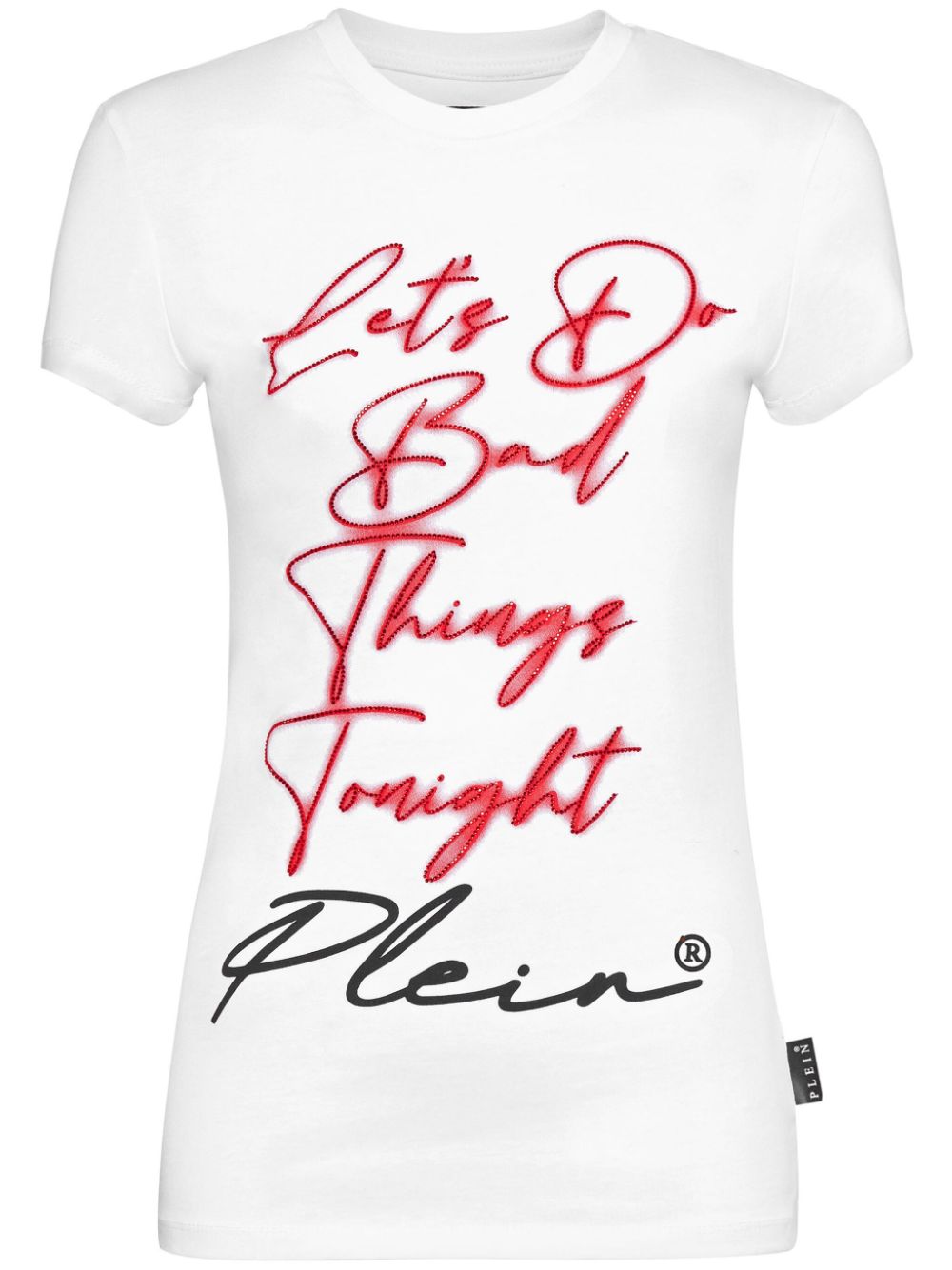 Philipp Plein Sexy Pure lettering cotton T-shirt - White von Philipp Plein