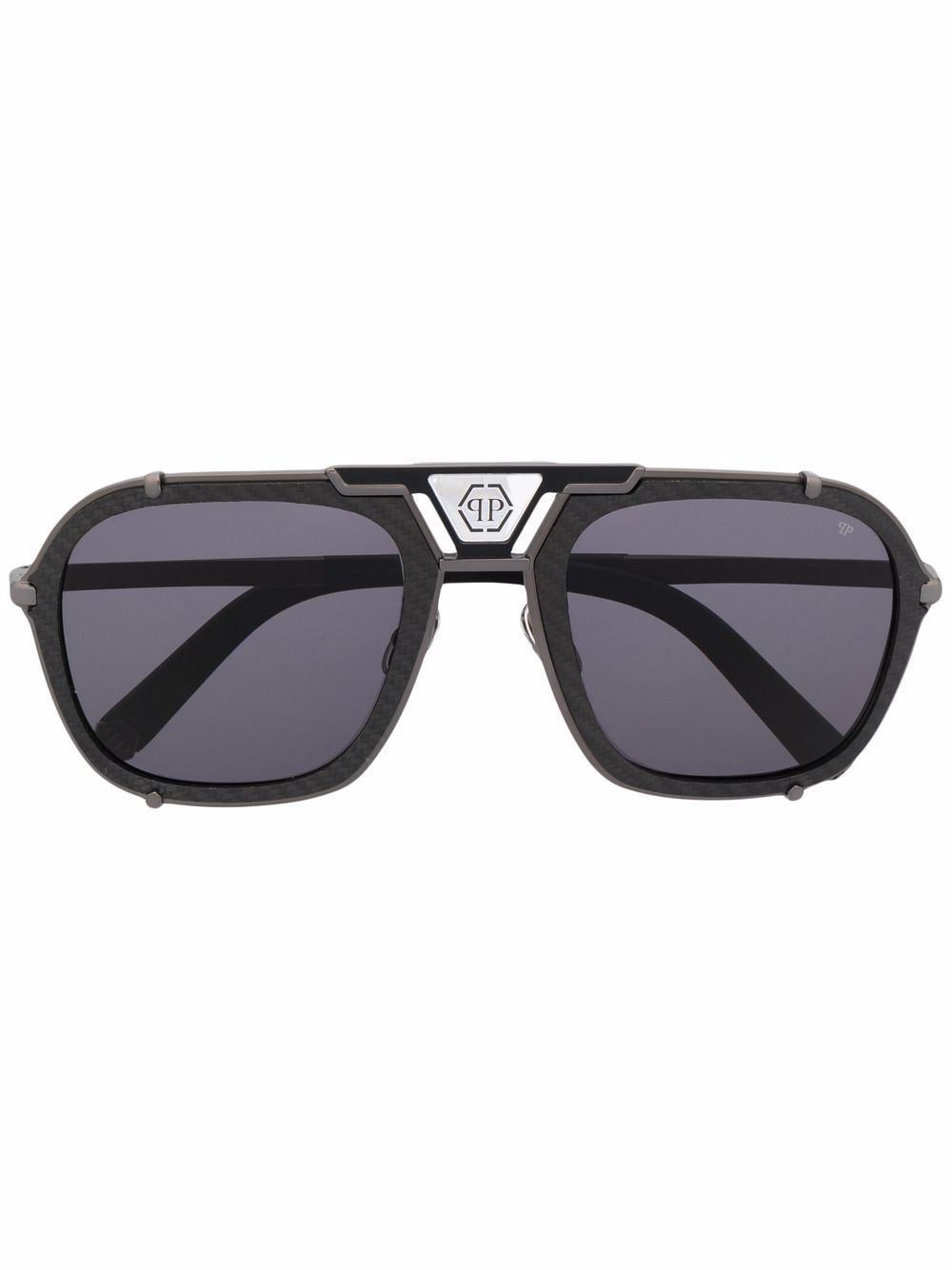 Philipp Plein Signature pilot sunglasses - Brown von Philipp Plein