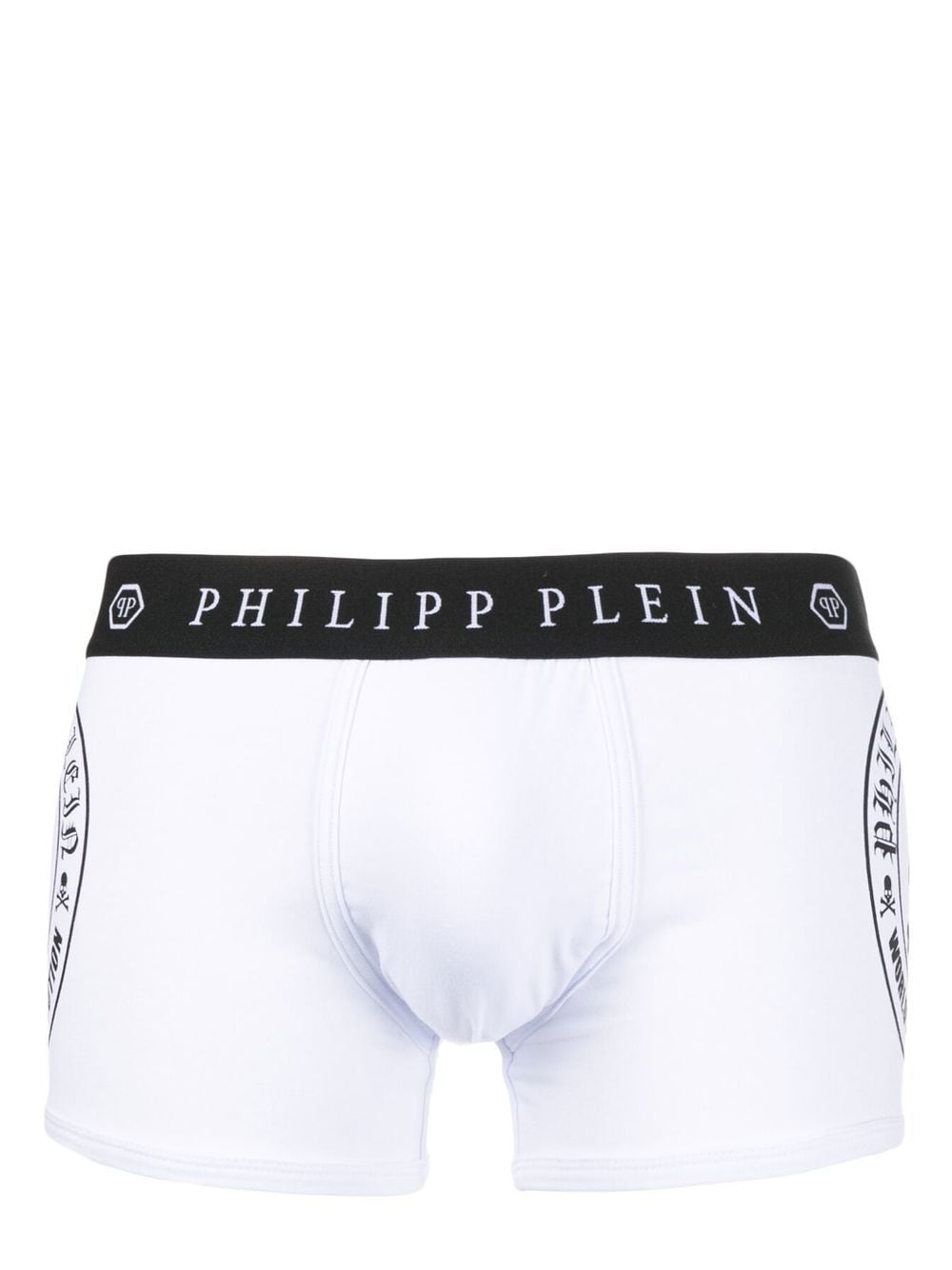 Philipp Plein Skull Bones boxer shorts - White von Philipp Plein