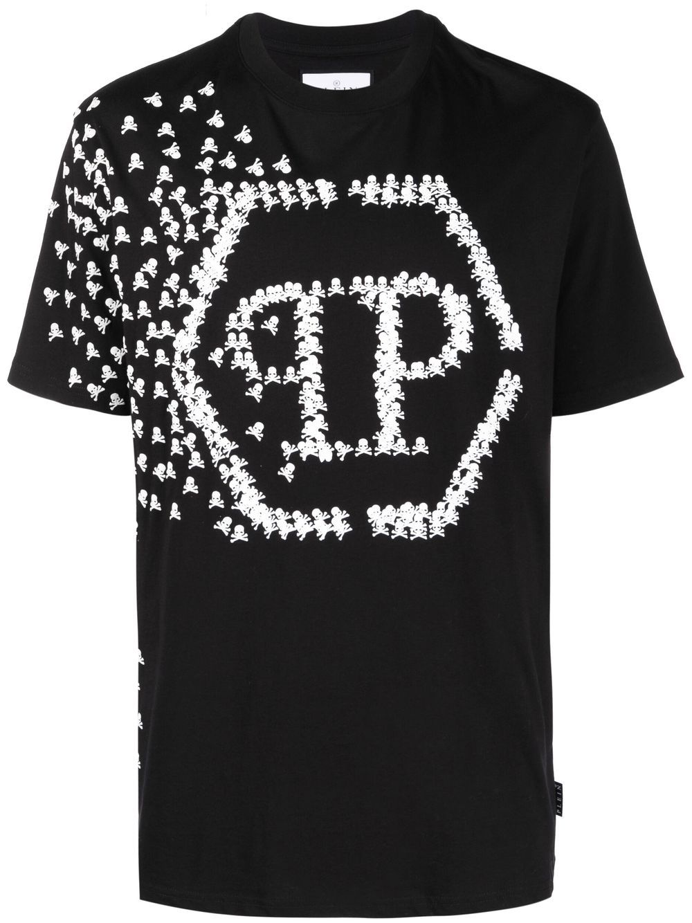 Philipp Plein Skull Bones logo-print T-shirt - Black von Philipp Plein