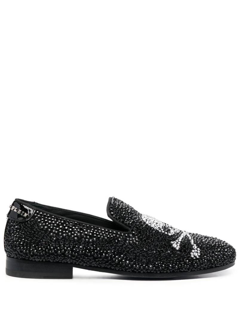 Philipp Plein Skull Bones moccasins - White von Philipp Plein