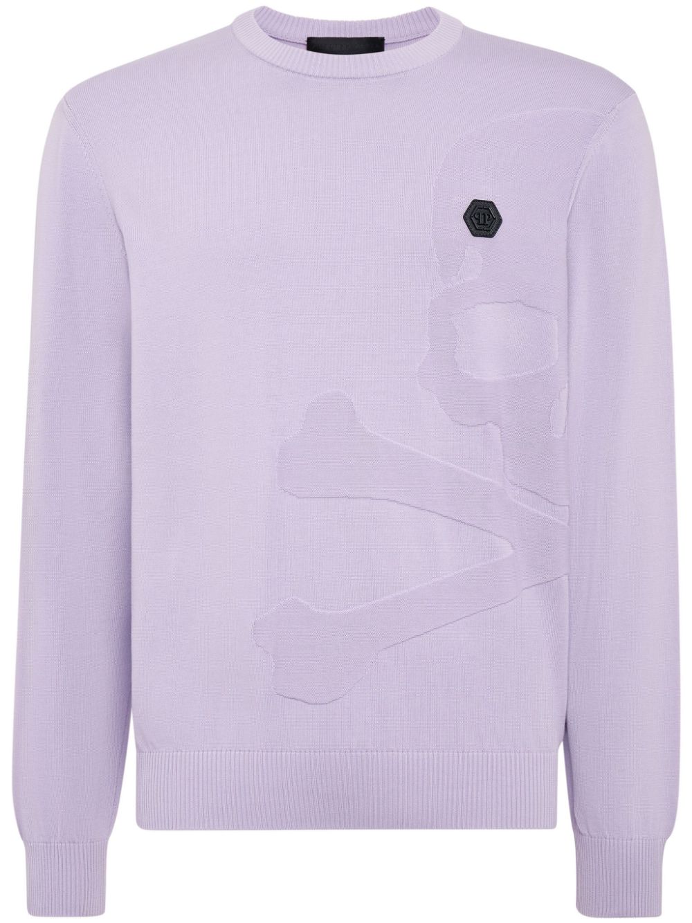 Philipp Plein Skull Bones sweater - Purple von Philipp Plein