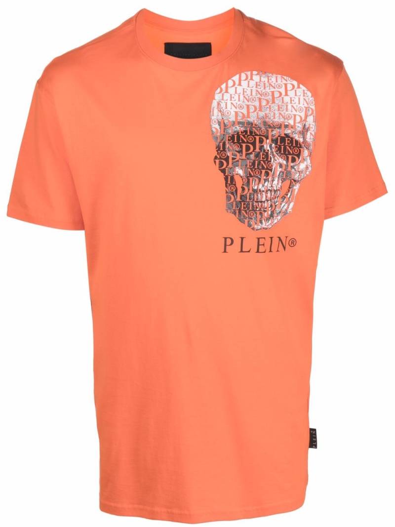 Philipp Plein Skull graphic-print T-shirt - Orange von Philipp Plein