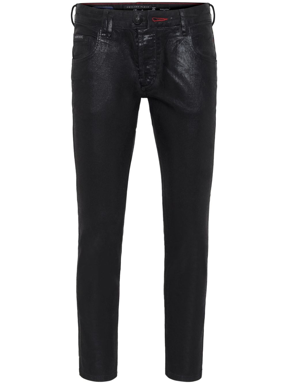 Philipp Plein Skull mid-rise skinny jeans - Black von Philipp Plein