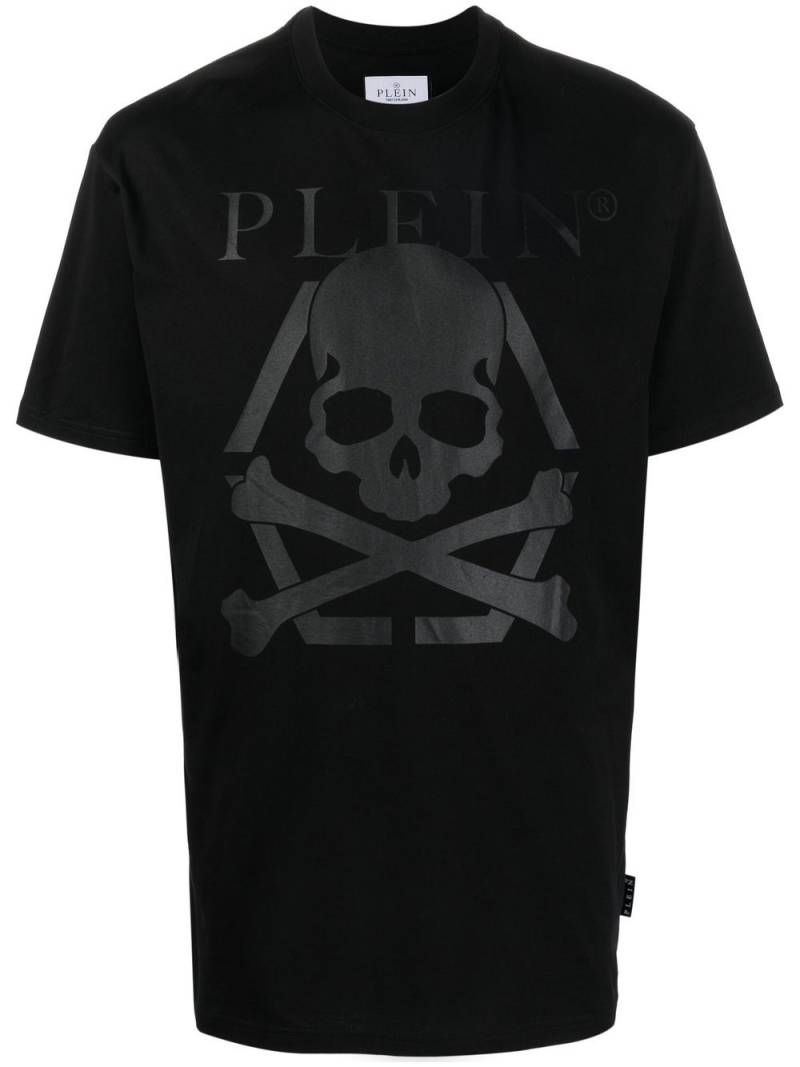 Philipp Plein Skull print logo T-shirt - Black von Philipp Plein