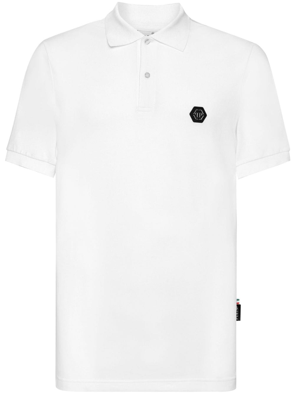 Philipp Plein Skull-print polo shirt - White von Philipp Plein