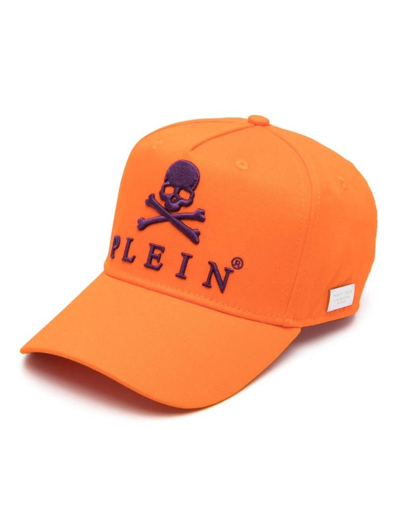 Philipp Plein Skull&Bones baseball cap - Orange von Philipp Plein