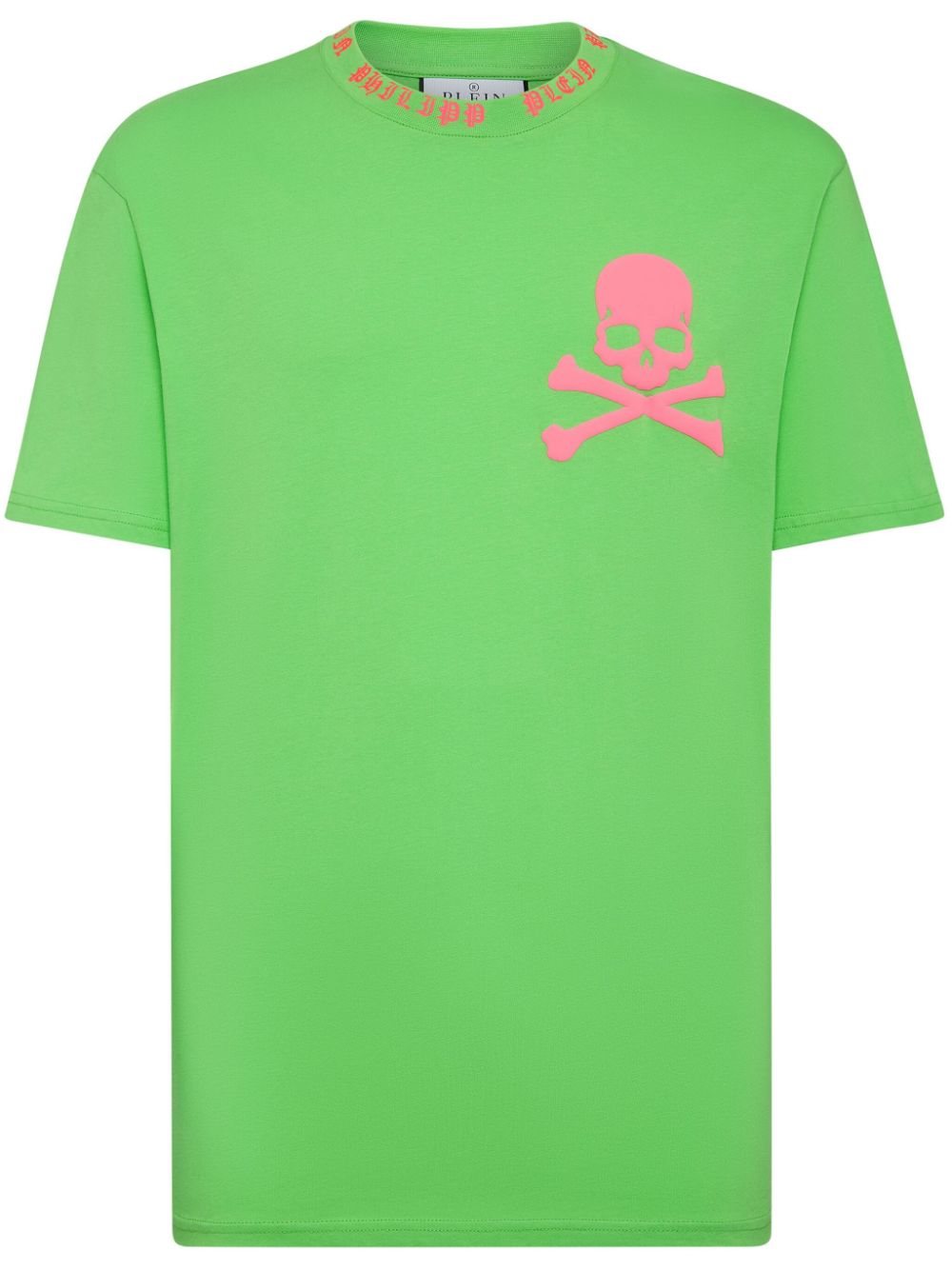 Philipp Plein Skull&Bones-print cotton T-shirt - Green von Philipp Plein