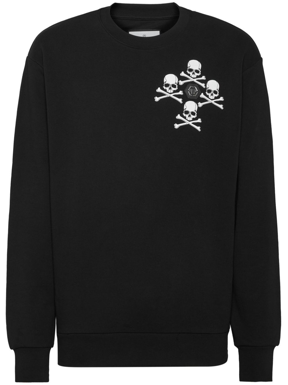 Philipp Plein Skull & Bones sweatshirt - Black von Philipp Plein