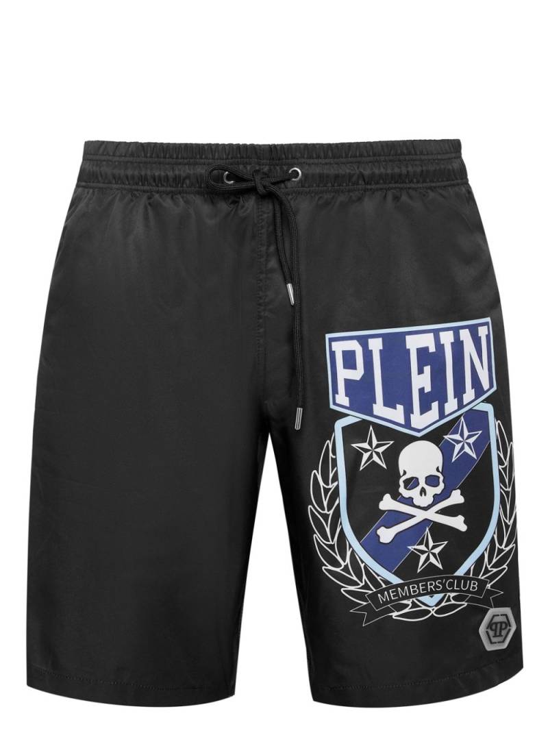 Philipp Plein Skull & Bones swim shorts - Black von Philipp Plein