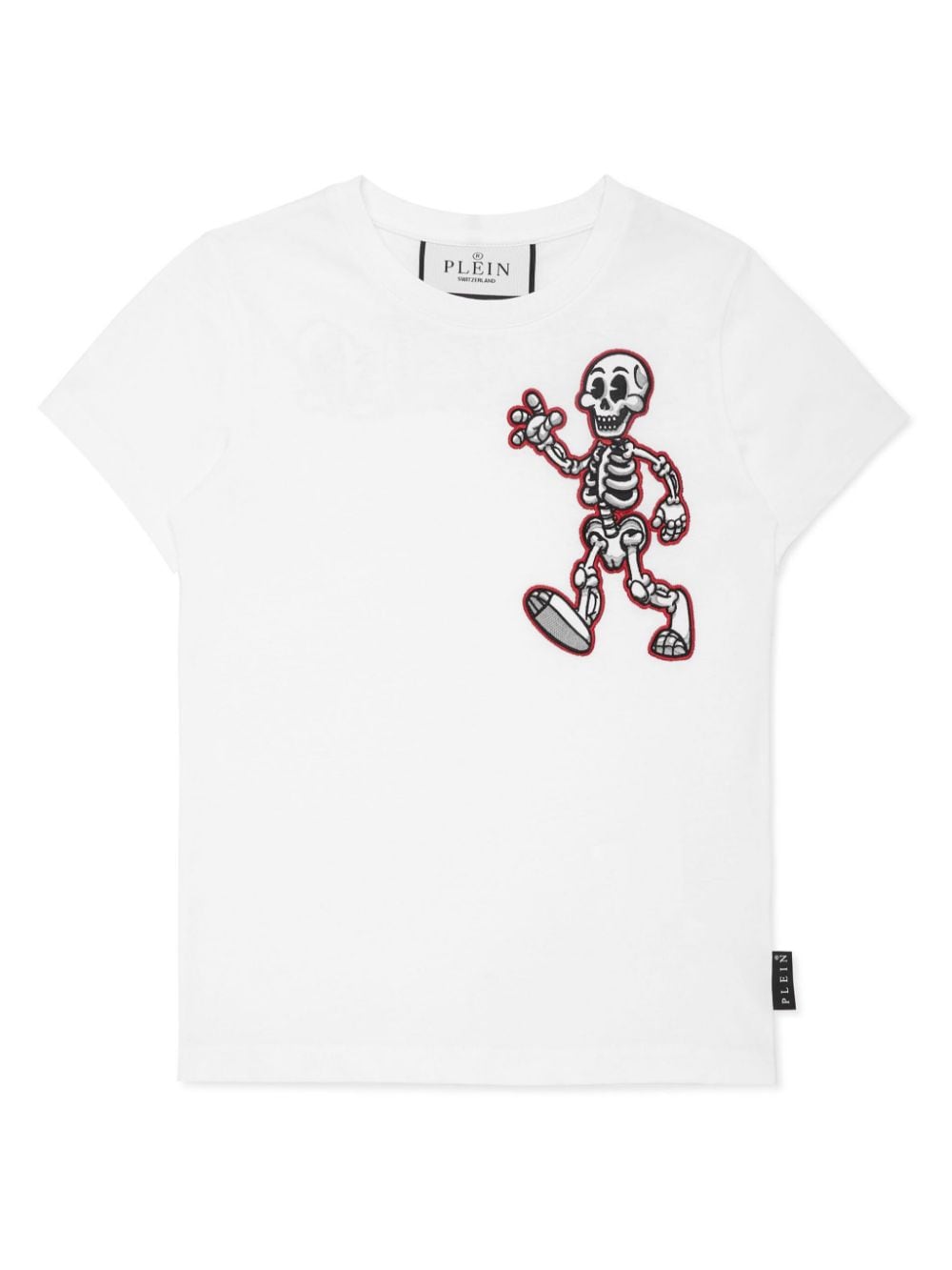 Philipp Plein Junior Skully Gang cotton T-shirt - White von Philipp Plein Junior