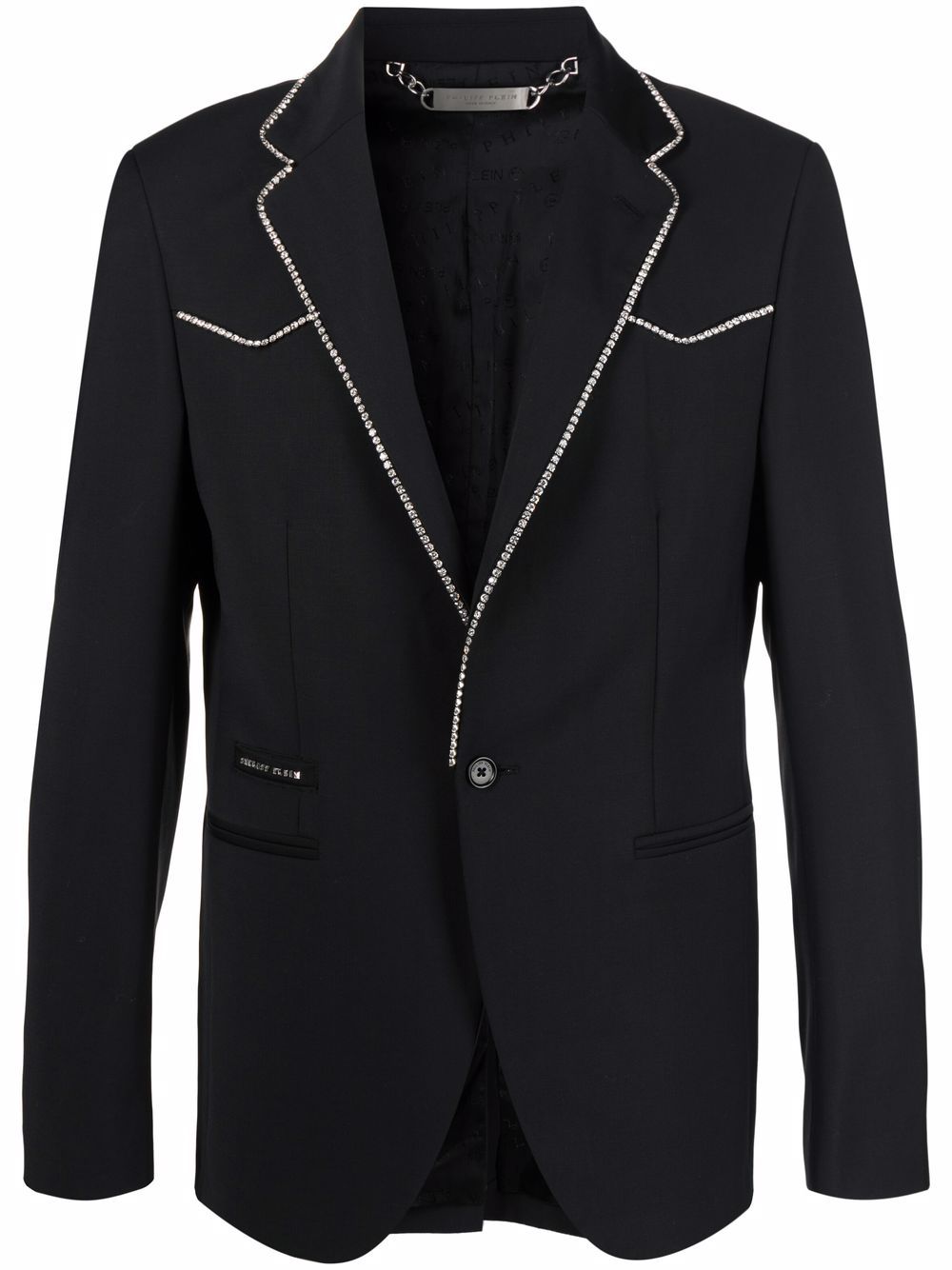 Philipp Plein Strass Gigolò fit blazer - Black von Philipp Plein