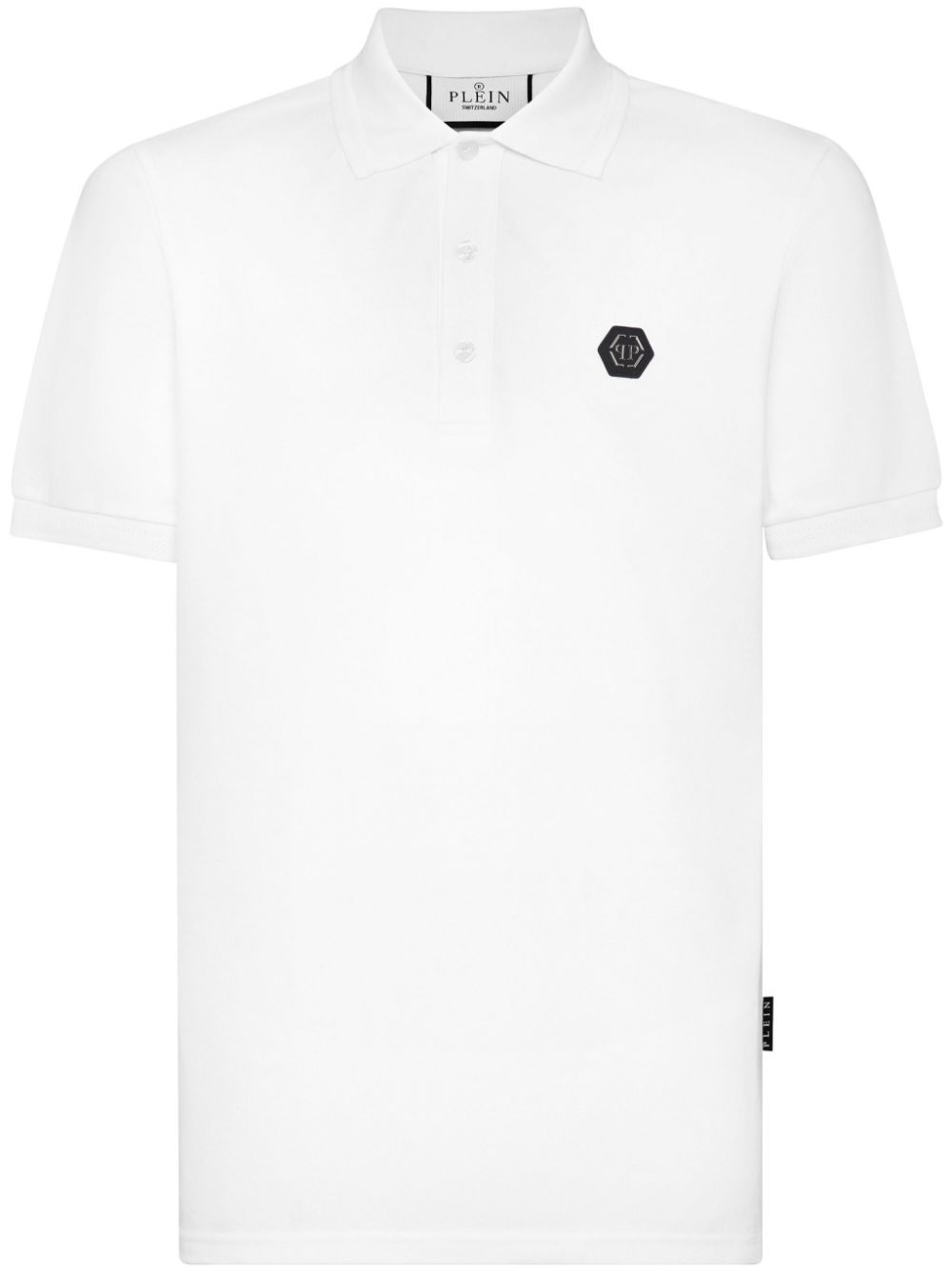 Philipp Plein Strass Teddy polo shirt - White von Philipp Plein