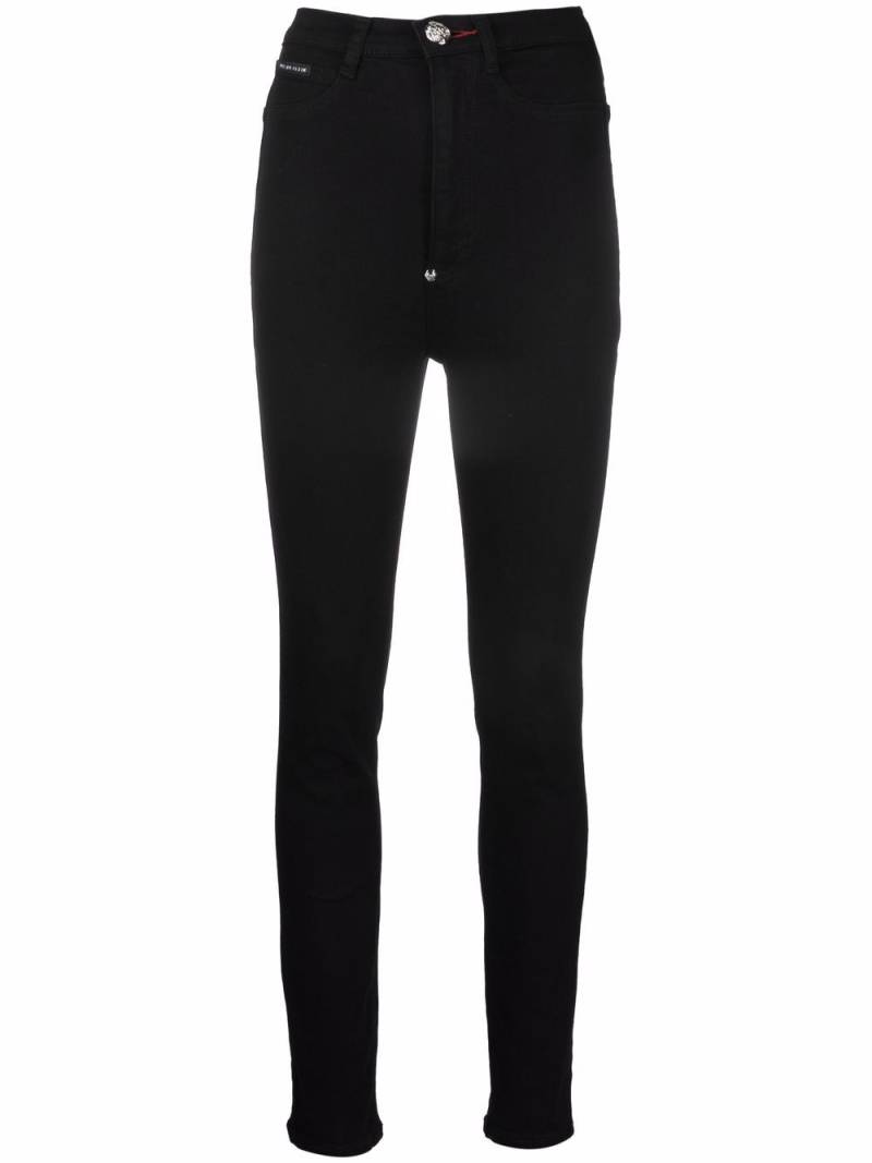 Philipp Plein Super high-waist skinny jeans - Black von Philipp Plein