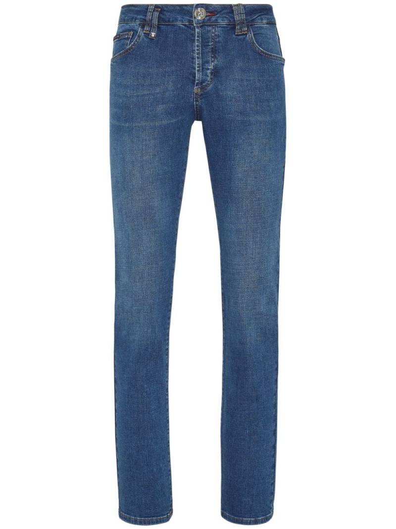 Philipp Plein Supreme Iconic straight-leg jeans - Blue von Philipp Plein