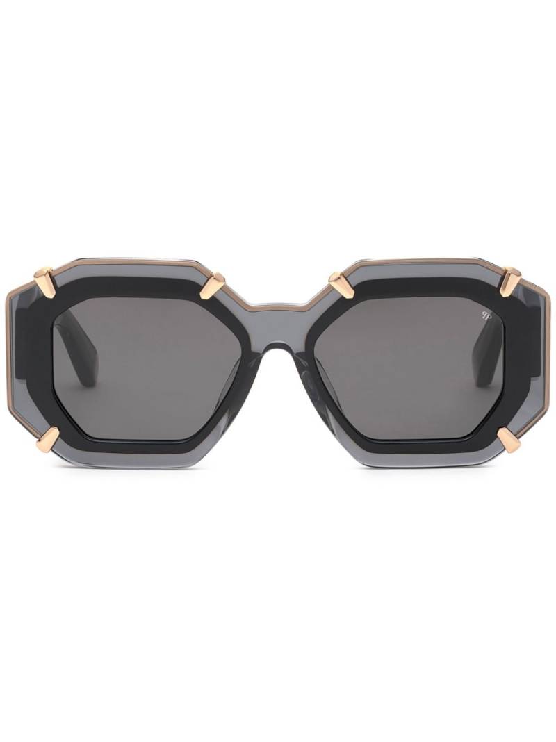 Philipp Plein Supreme geometric-frame sunglasses - Black von Philipp Plein