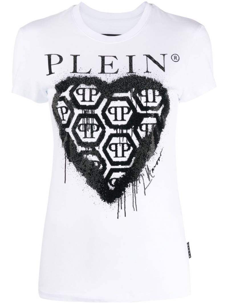 Philipp Plein logo-print short-sleeve T-shirt - White von Philipp Plein