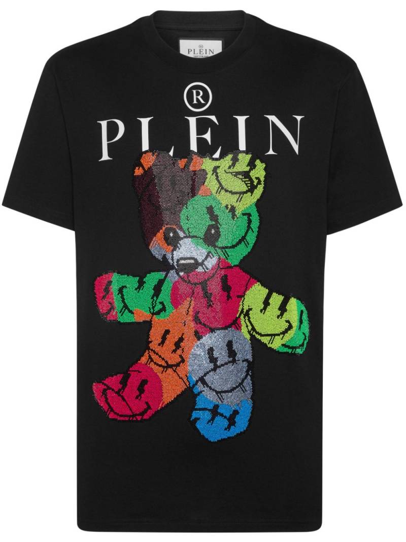 Philipp Plein Teddy Bear cotton T-shirt - Black von Philipp Plein