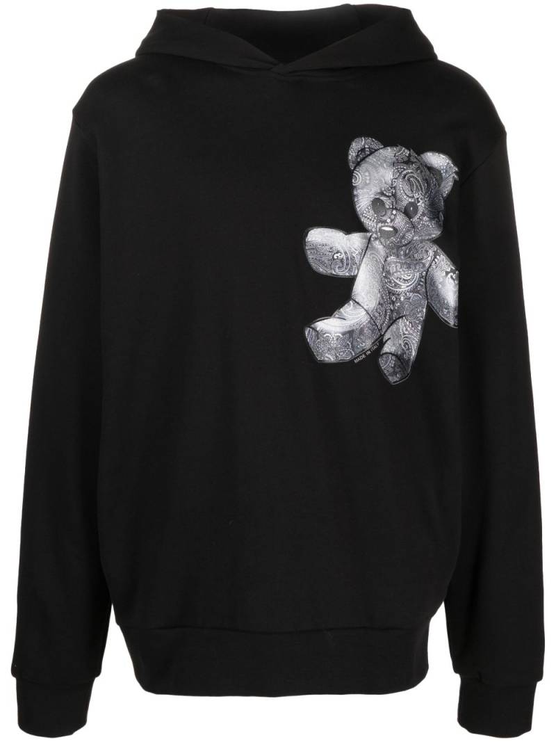 Philipp Plein Teddy Bear paisley-print hoodie - Black von Philipp Plein