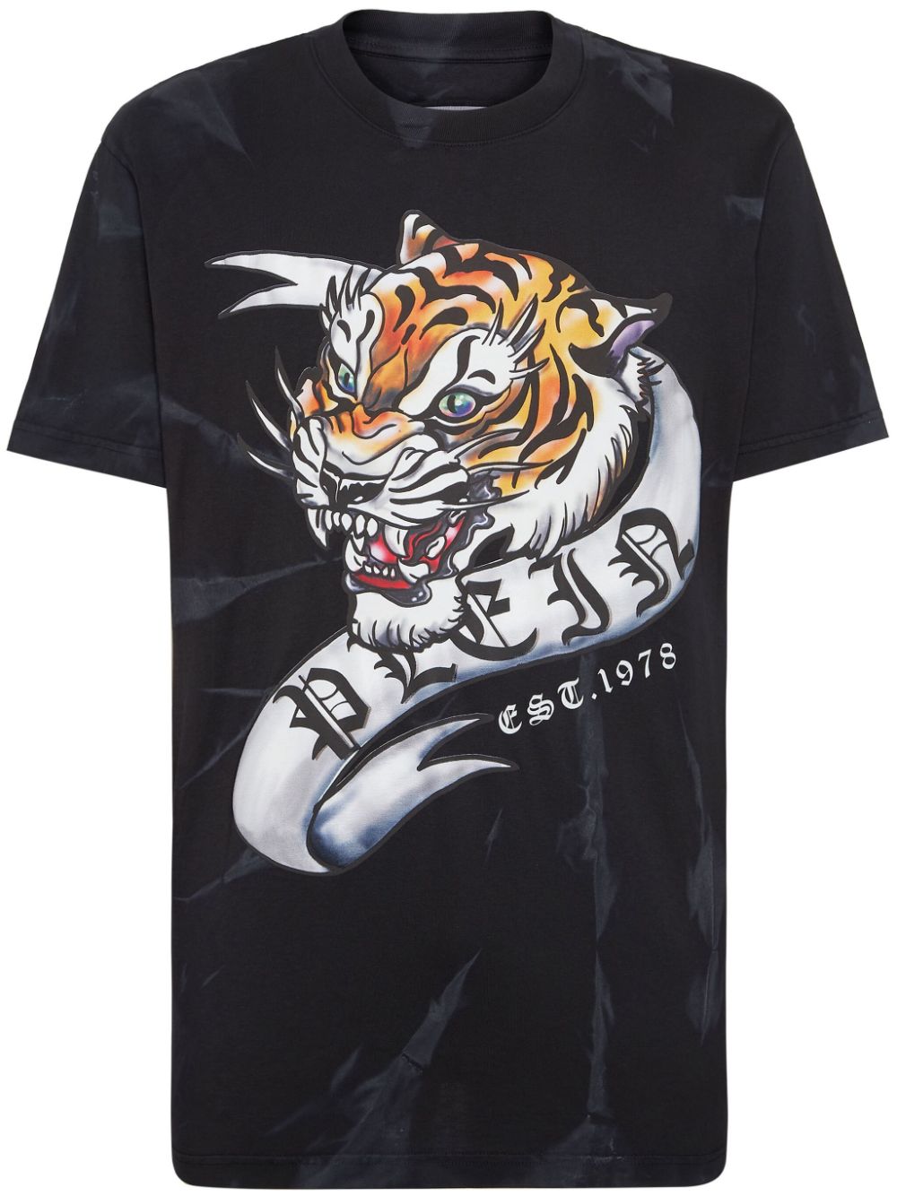 Philipp Plein Tie-dye SS tattoo t-shirt - Black von Philipp Plein