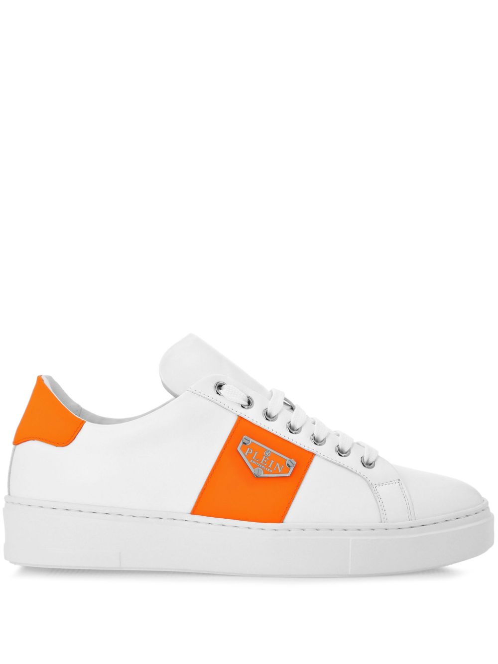 Philipp Plein Triangle Plein Lo-Top Sneakers - White von Philipp Plein