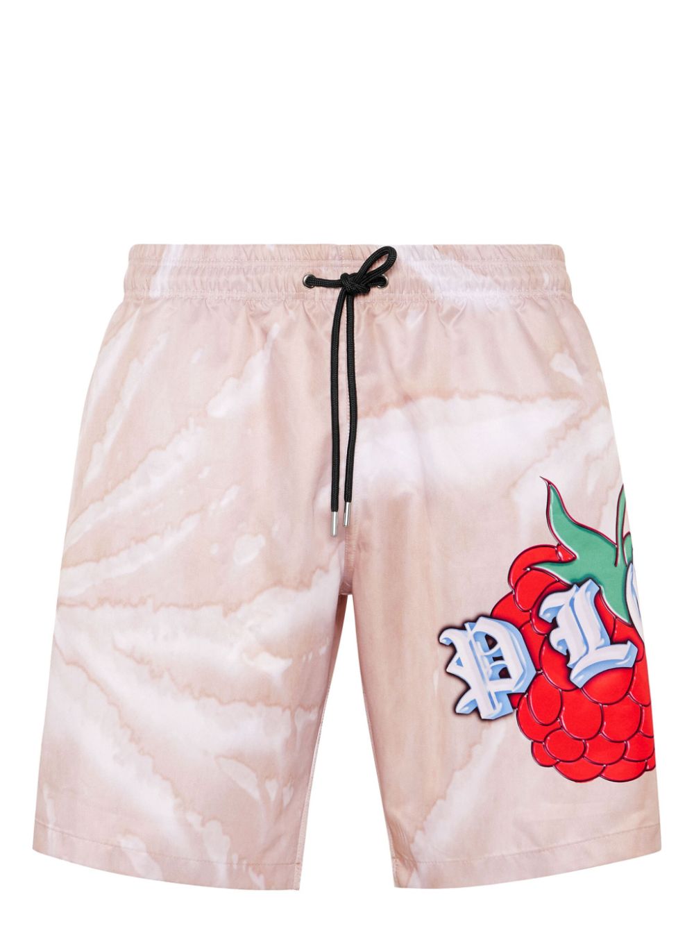 Philipp Plein Tutti Frutti-print swim shorts - Neutrals von Philipp Plein