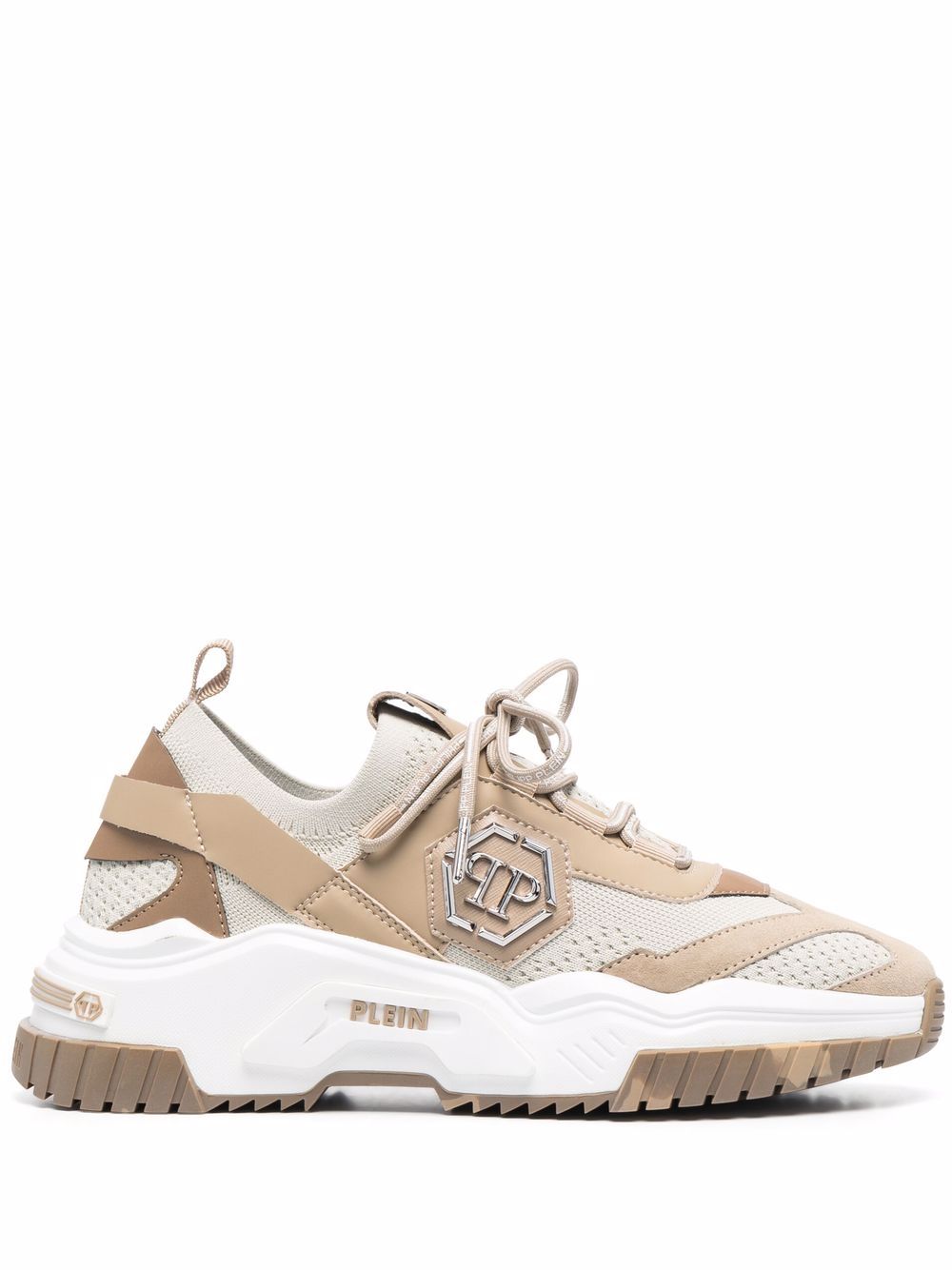 Philipp Plein Vegan Predator low-top sneakers - Neutrals von Philipp Plein