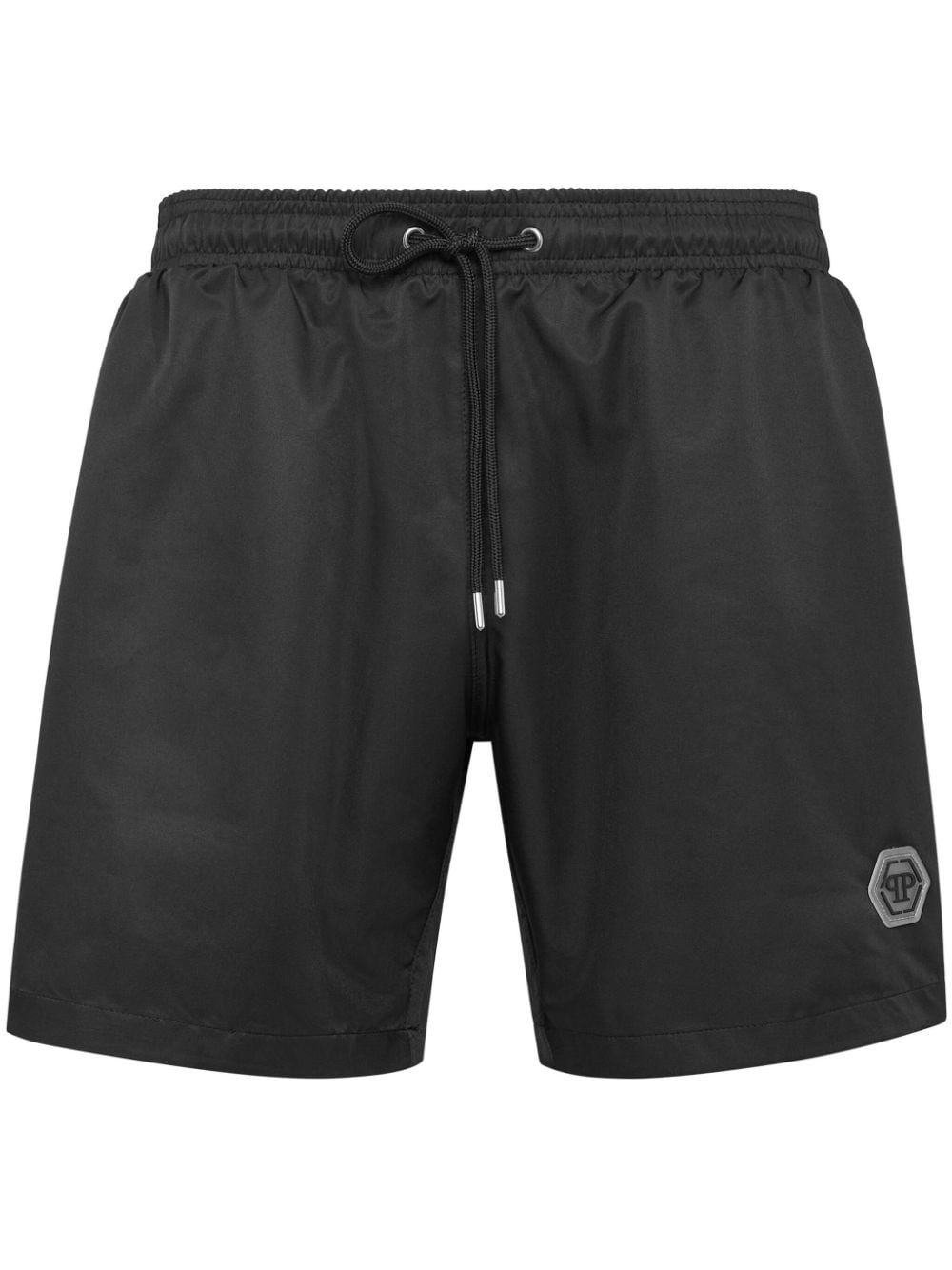 Philipp Plein appliqué-logo swim shorts - Black von Philipp Plein