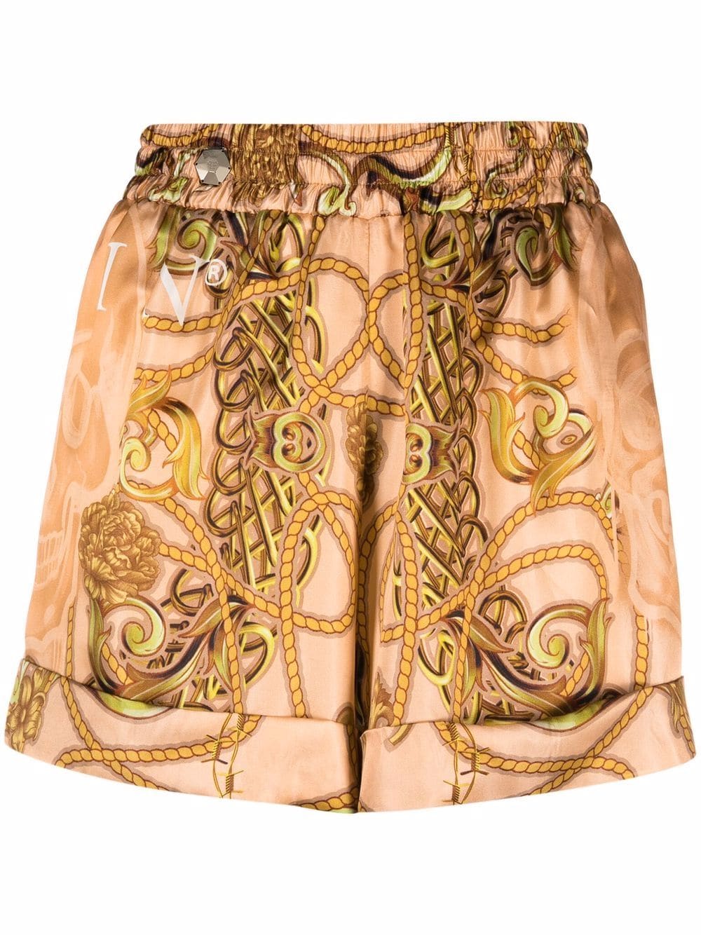 Philipp Plein baroque print shorts - Neutrals von Philipp Plein