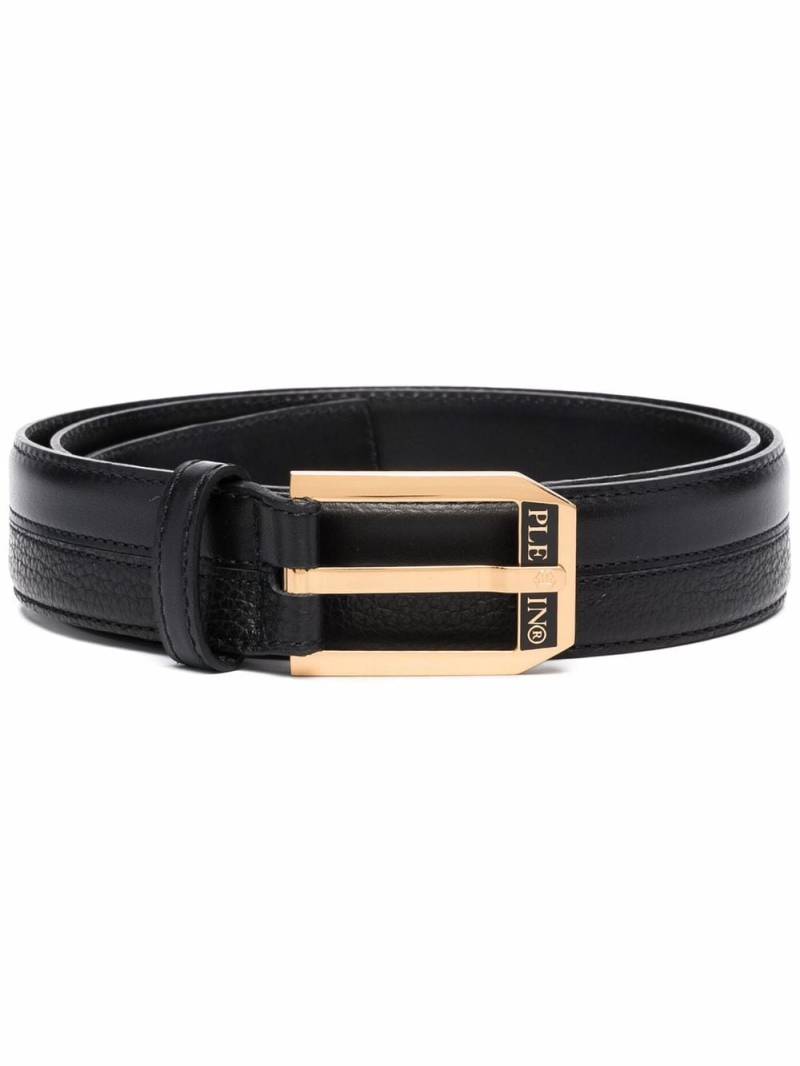 Philipp Plein buckled leather belt - Black von Philipp Plein