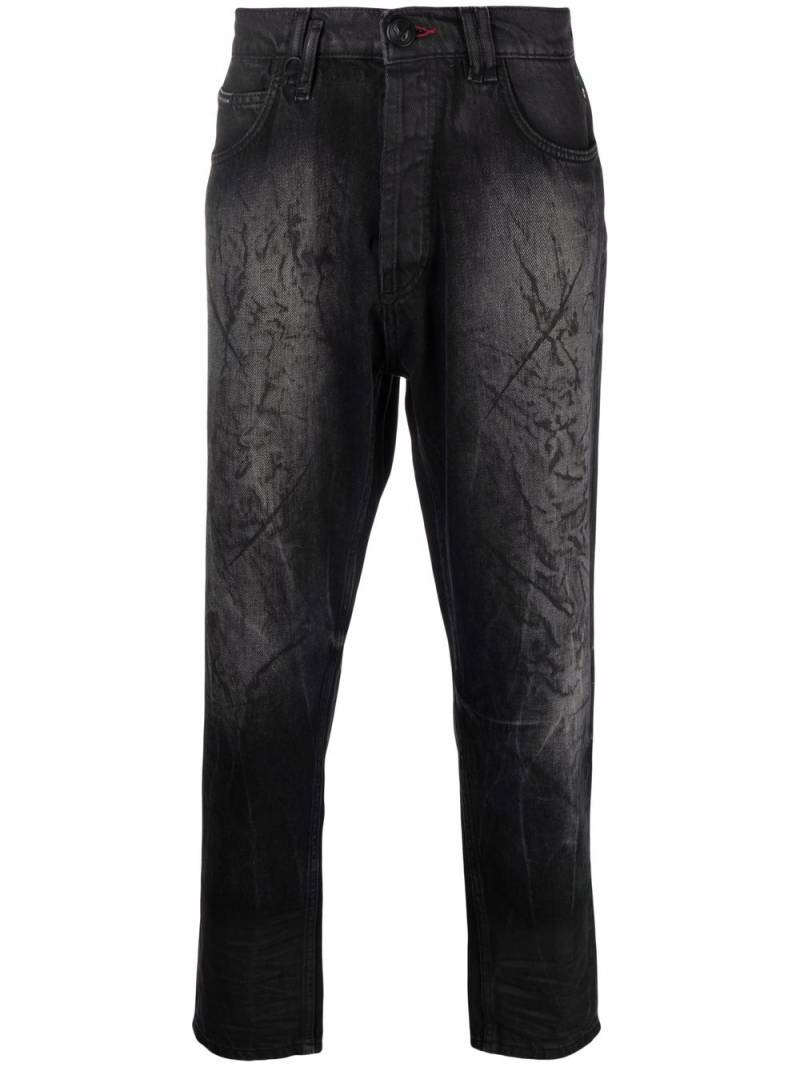 Philipp Plein carrot-fit denim jeans - Black von Philipp Plein