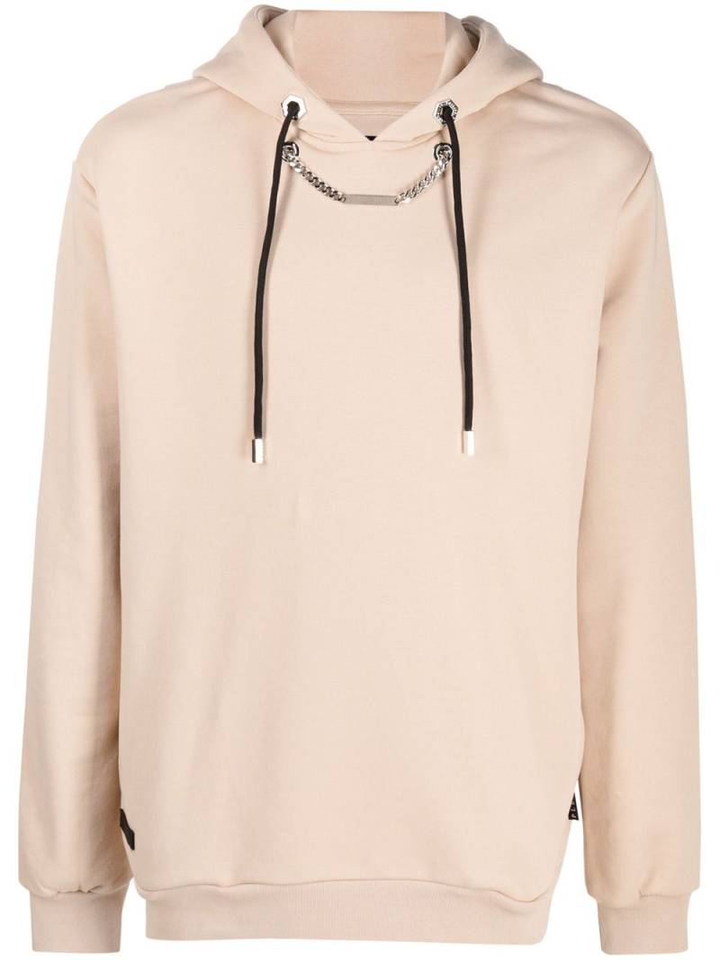 Philipp Plein chain-link hoodie - Neutrals von Philipp Plein