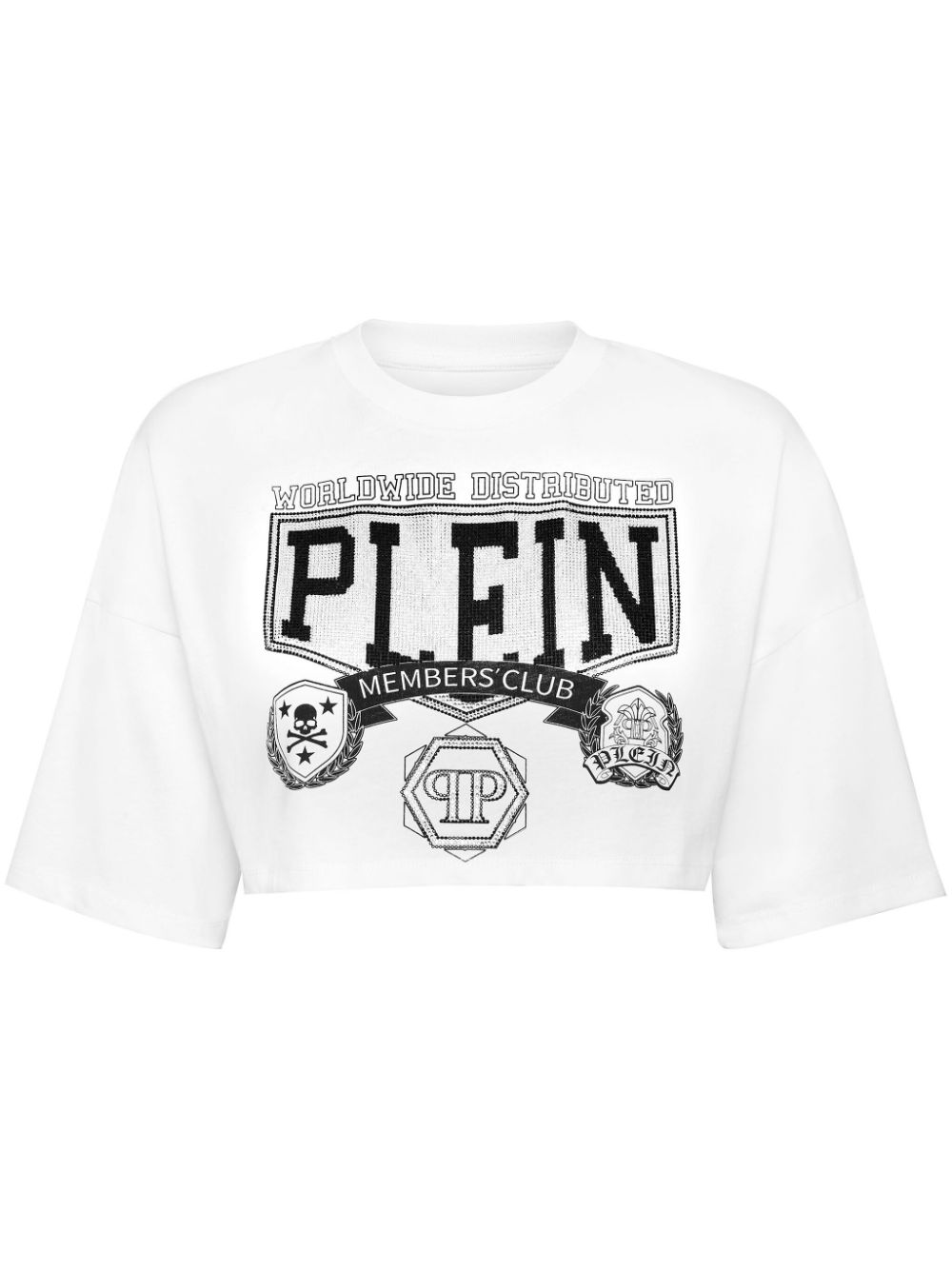 Philipp Plein cropped T-shirt - White von Philipp Plein