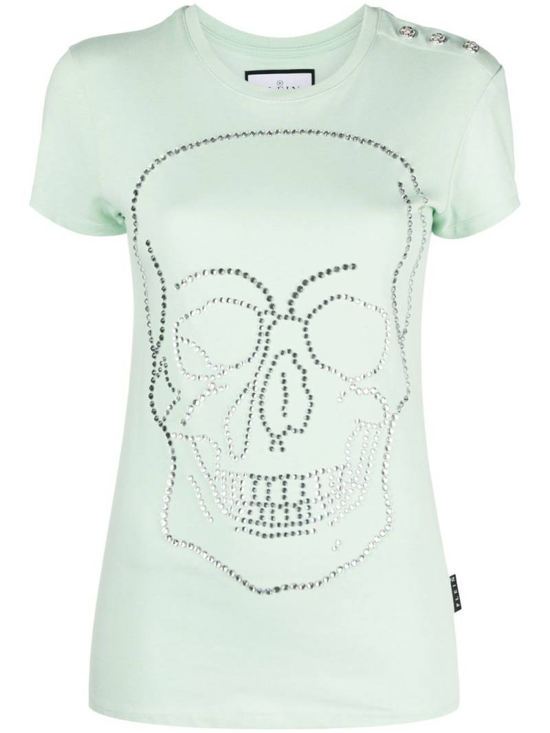 Philipp Plein crystal-embellished T-shirt - Green von Philipp Plein