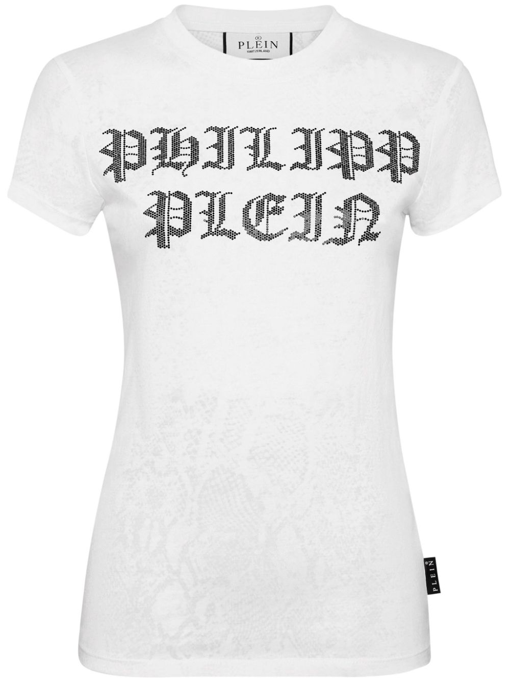 Philipp Plein crystal-embellished cotton T-shirt - White von Philipp Plein