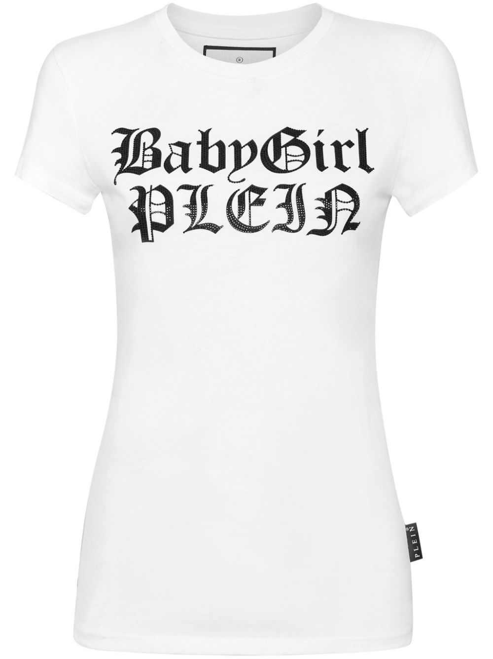 Philipp Plein crystal-embellished cotton t-shirt - White von Philipp Plein