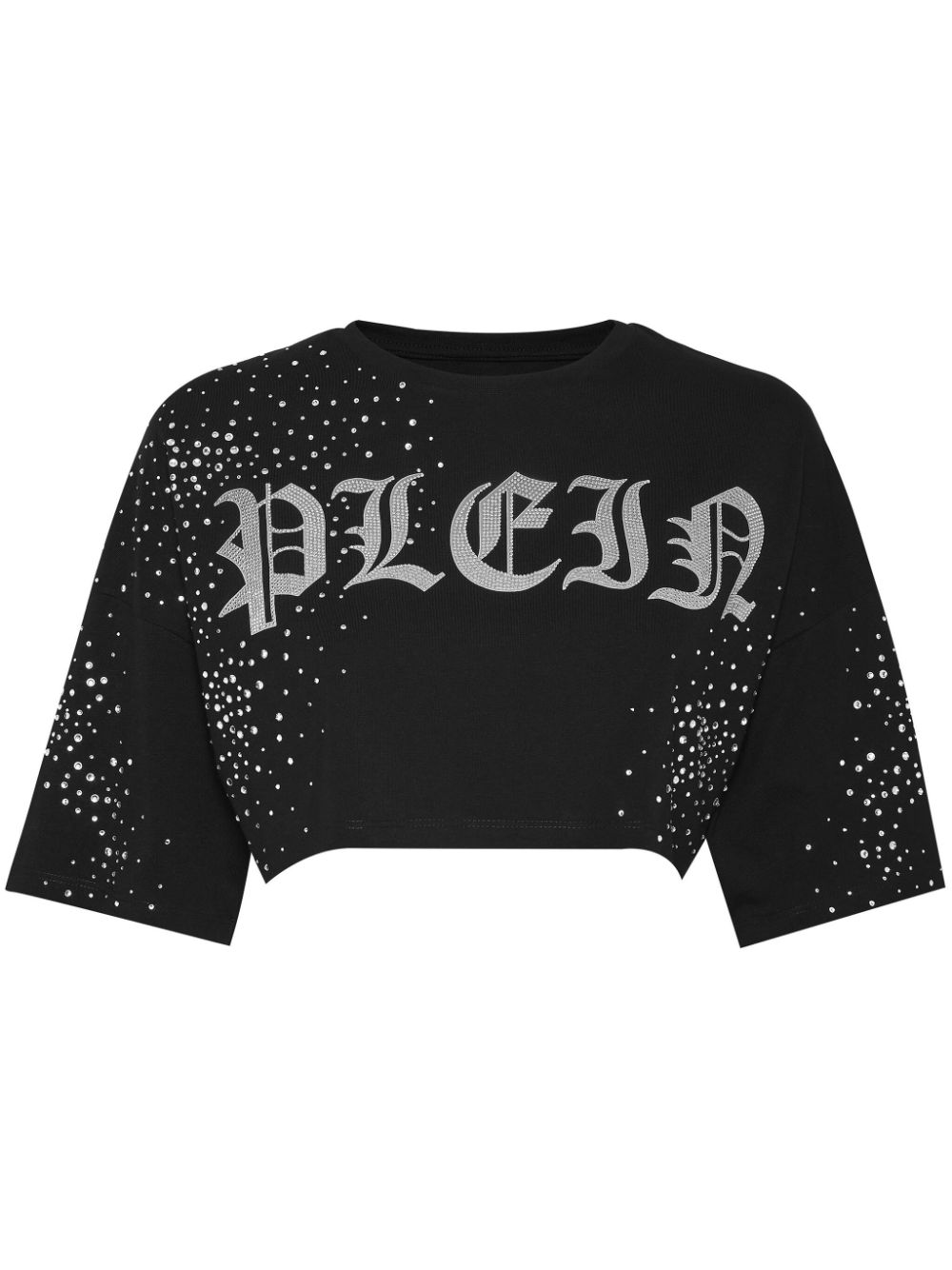 Philipp Plein crystal-embellished cropped T-shirt - Black von Philipp Plein