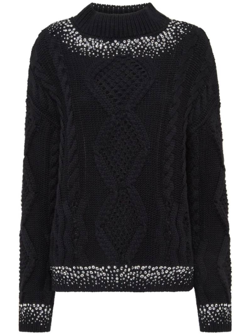 Philipp Plein crystal-embellished jumper - Black von Philipp Plein